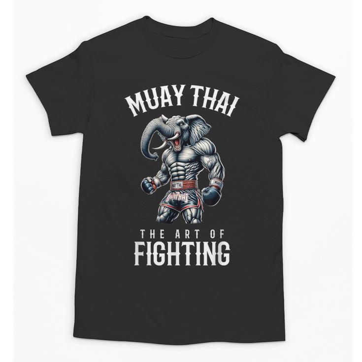 Elephant Muay Thai Kickboxing And Elephant Thai Boxing Unisex T-Shirt