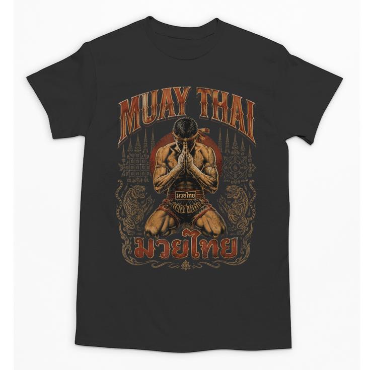 Faded Muay Thai Fighter Nak Muay Thailand Boxing Unisex T-Shirt