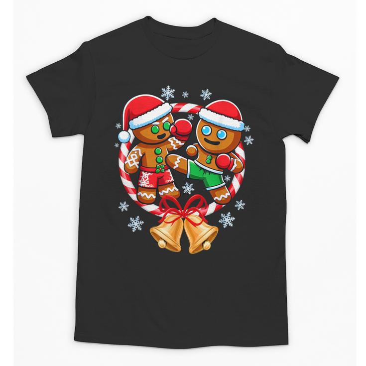 Gingerbread Cookies Christmas Fighting Muay Thai Unisex T-Shirt