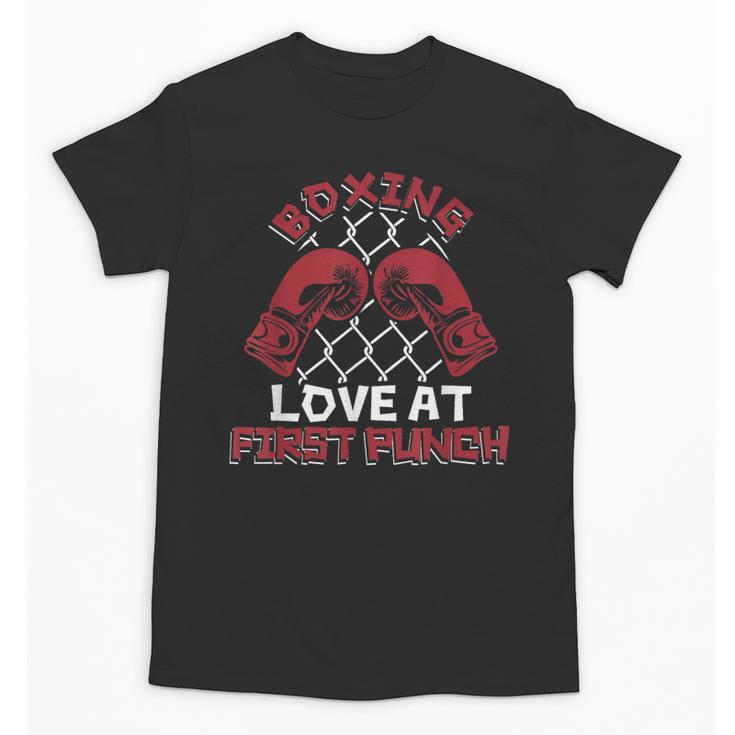 Love At First Punch Professional Boxer Muay Thai Boxing Unisex T-Shirt
