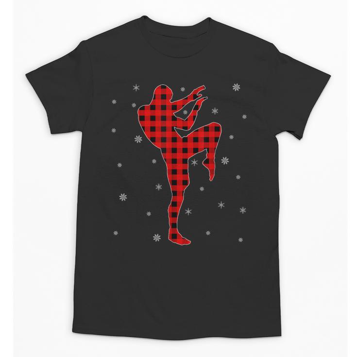 Matching Muay Thai Martial Arts Christmas Pajama Unisex T-Shirt