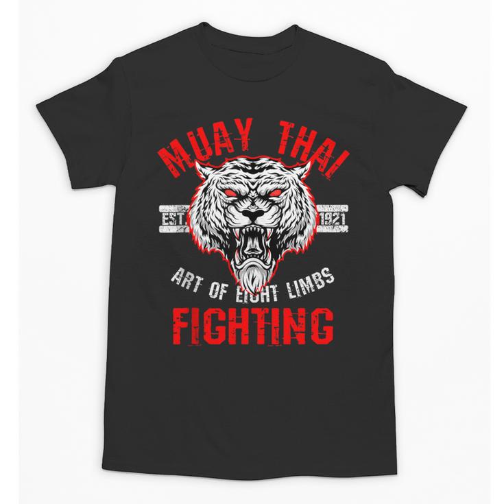 Muay Thai Art Of Eight Limbs Sak Yant Thai Boxing MMA Arts Unisex T-Shirt