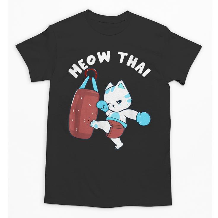 Muay Thai Cat Meow Thai Punch Bag Martial Arts Unisex T-Shirt
