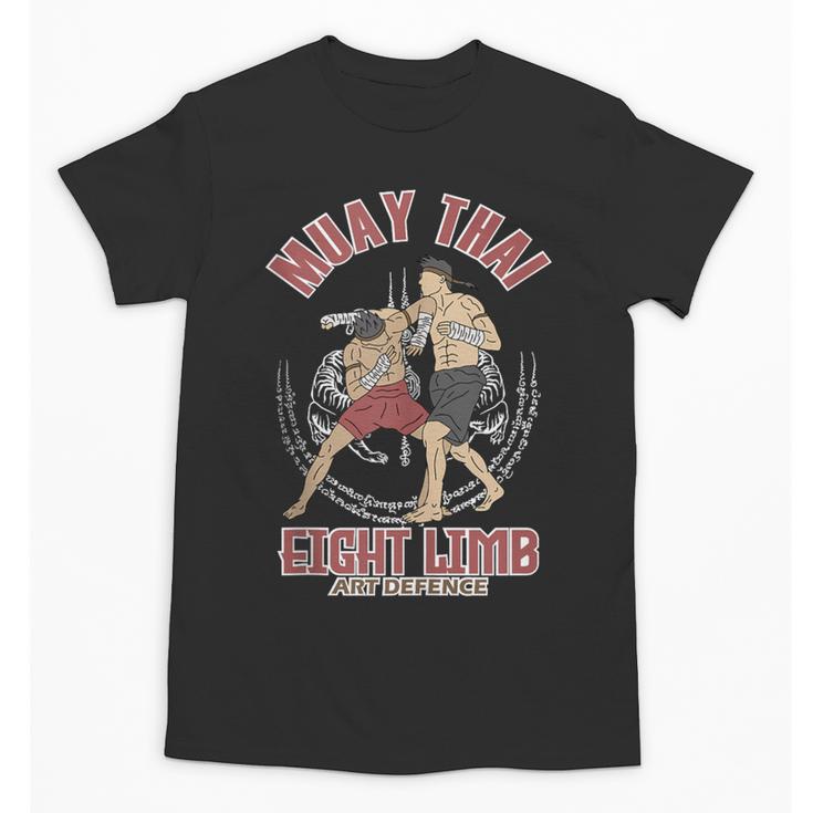 Muay Thai Eight Limb Art Defence Unisex T-Shirt