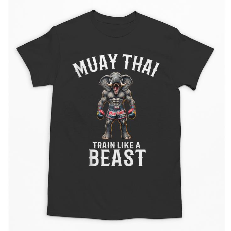 Muay Thai Elephant Kickboxing And Elephant Thai Unisex T-Shirt