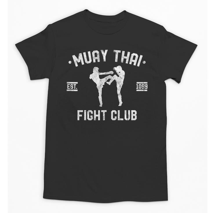 Muay Thai Fight Club Kickboxing Fighters  W Unisex T-Shirt
