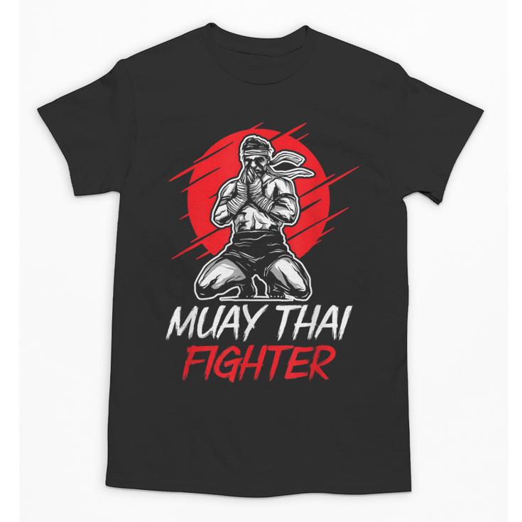 Muay Thai Fighter Martial Arts Boxing Hobby Unisex T-Shirt