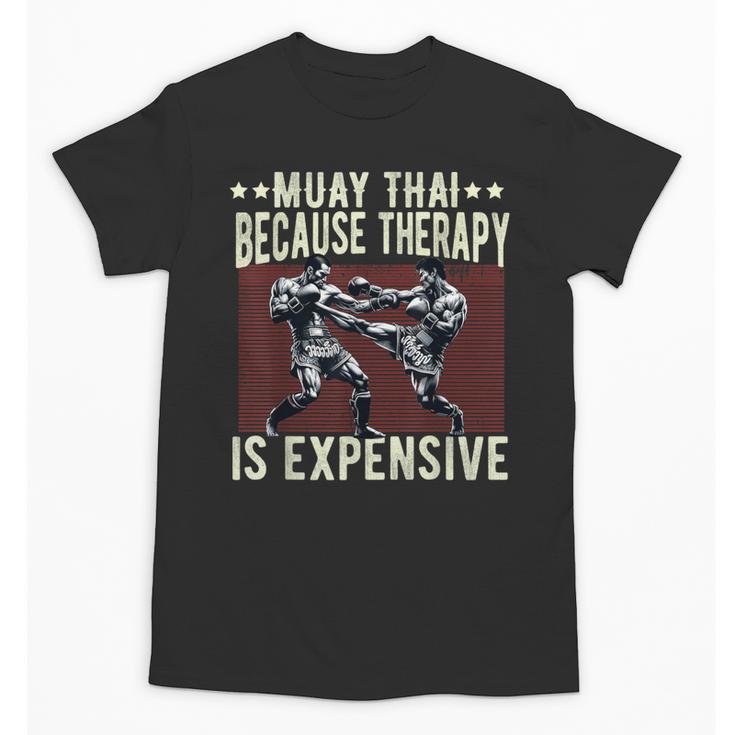 Muay Thai Fighter For Men Dad Boys Thai Kickboxing Fighting Unisex T-Shirt