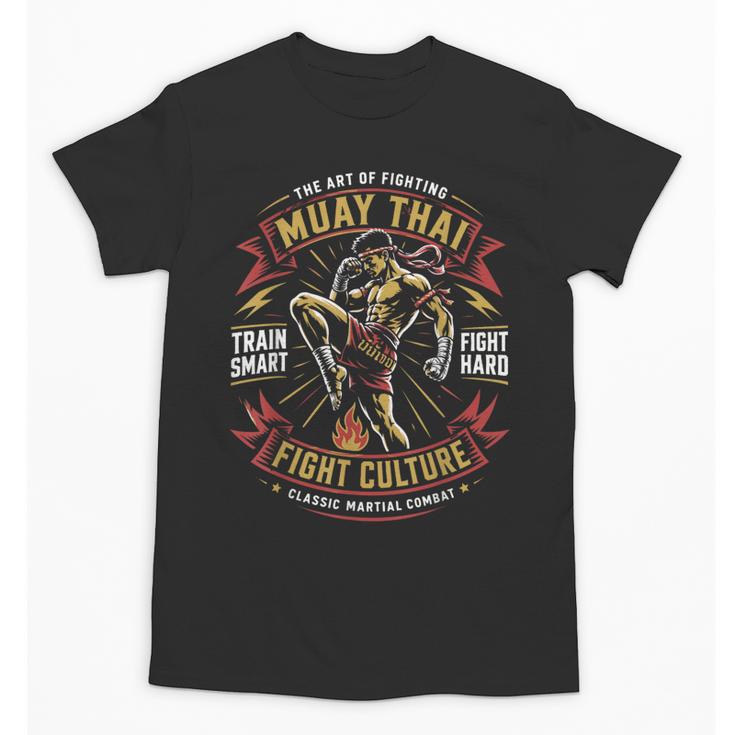 Muay Thai Fighter Training Thai Boxing Coach Unisex T-Shirt