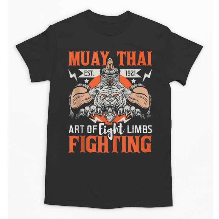Muay Thai Fighting MMA Thai Boxing Mixed Martial Arts Unisex T-Shirt