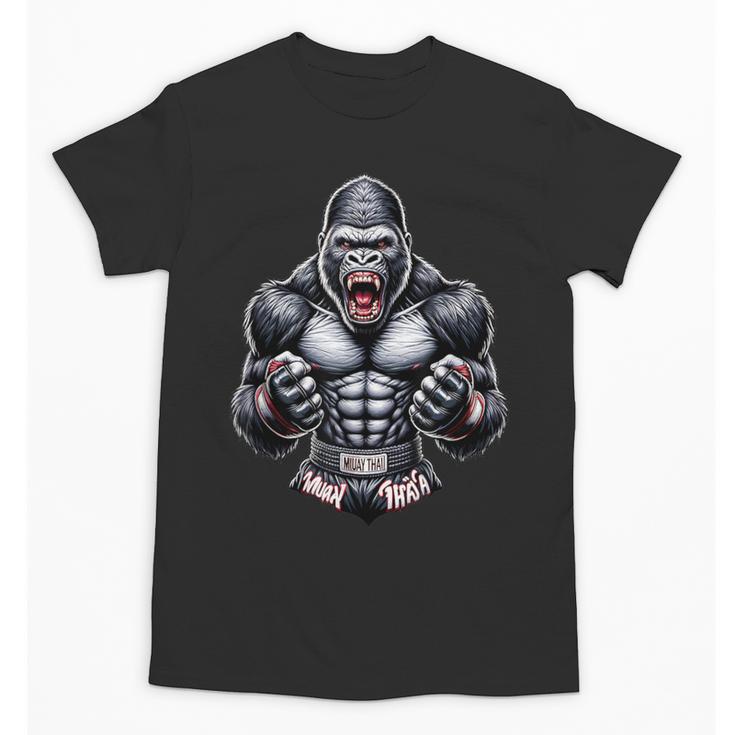 Muay Thai Gorilla Thai Boxing And Fighting Unisex T-Shirt