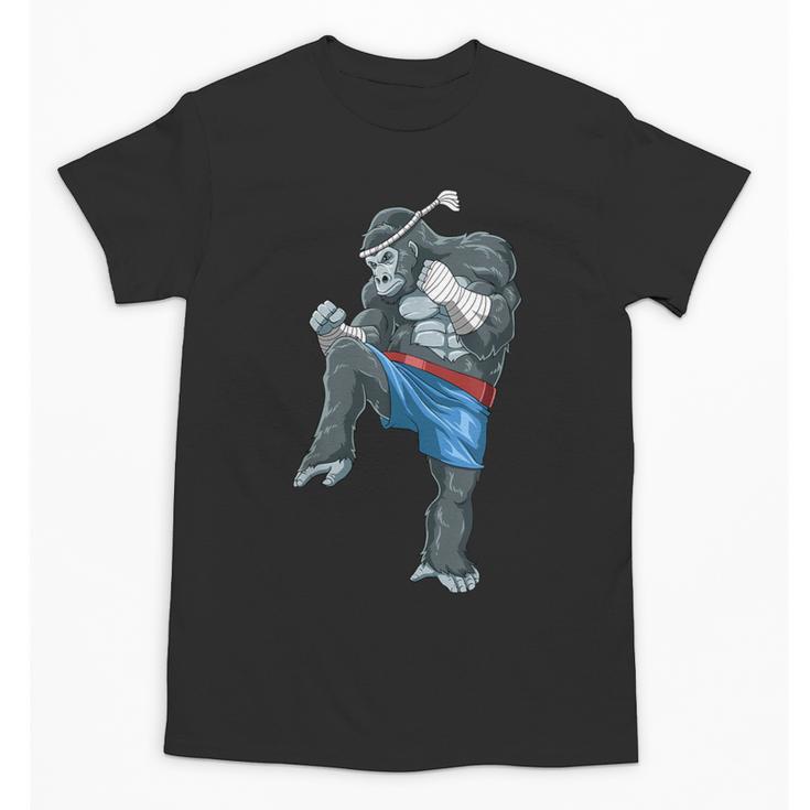 Muay Thai Gorilla Thai Boxing Unisex T-Shirt