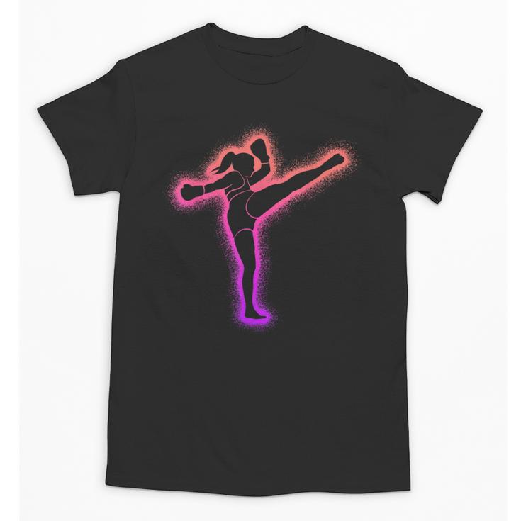 Muay Thai Martial Arts Kickboxer Women Girls Kickboxing Unisex T-Shirt