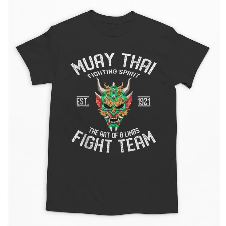 Muay Thai Oni Fight Team Kickboxing Unisex T-Shirt