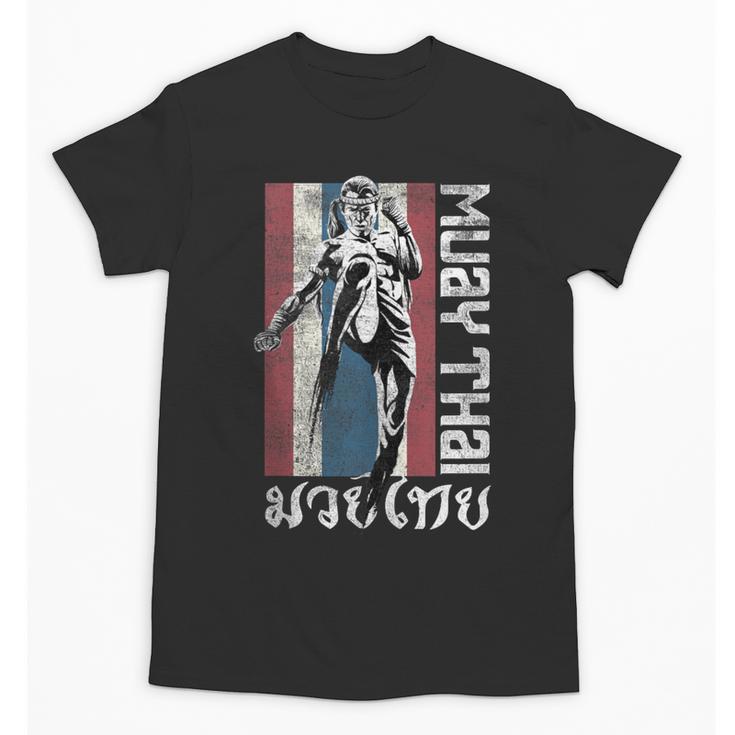 Muay Thai Shirt Thailand Flag Martial Arts Shirt Unisex T-Shirt