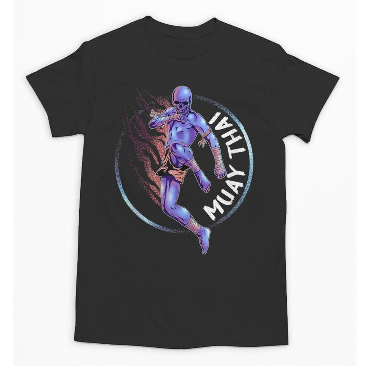 Muay Thai Skeleton Unisex T-Shirt