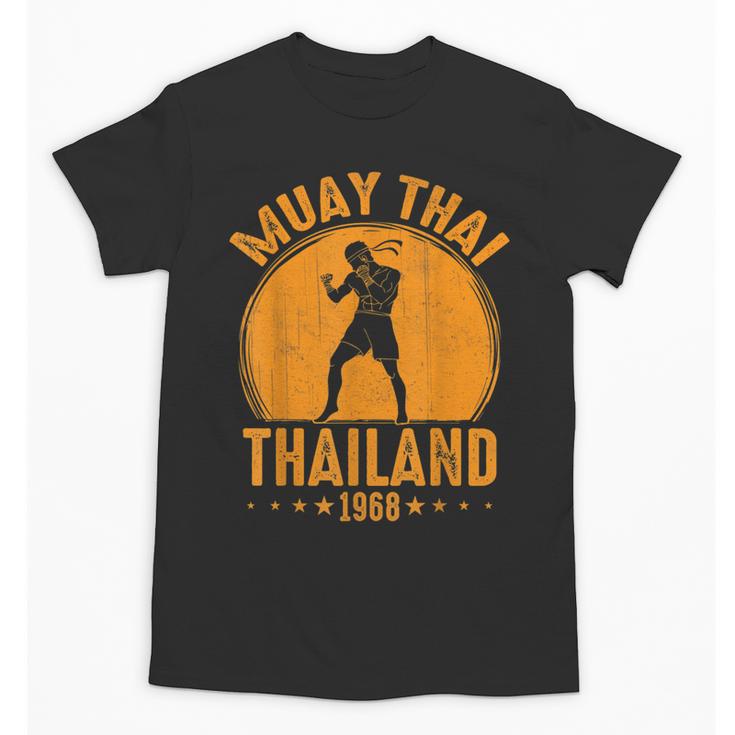 Muay Thai Thailand 1968 Slogan Sport Unisex T-Shirt