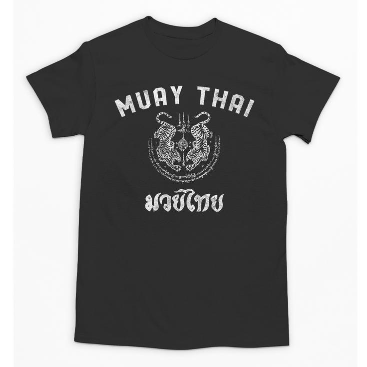Muay Thai Twin Tiger Kickboxing MMA T-Shirt Unisex T-Shirt