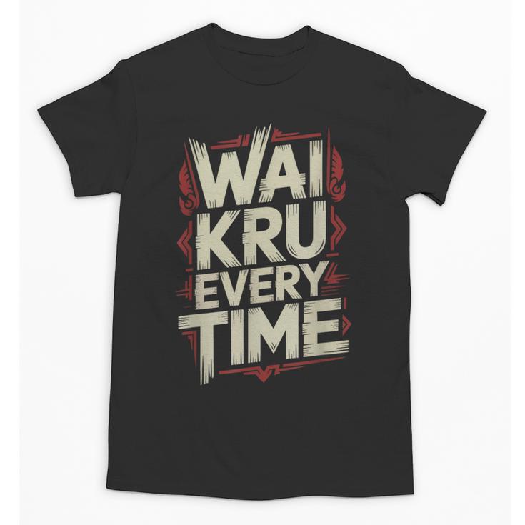 Muay Thai Wai Kru Respect Ritual Ceremony Fighter Identity Unisex T-Shirt