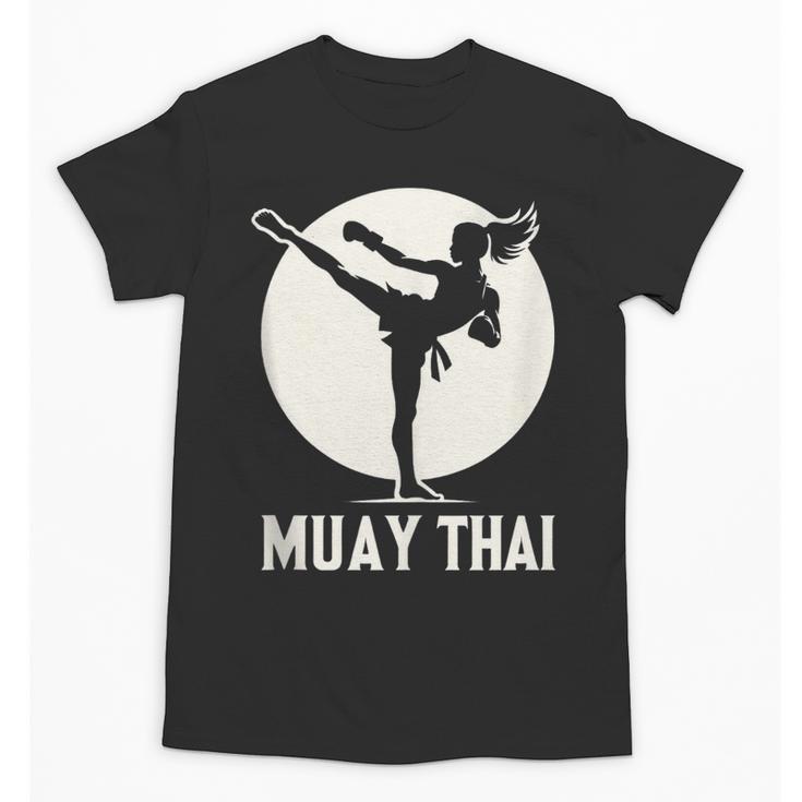 Muay Thai Woman Image Unisex T-Shirt