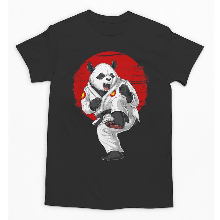 Panda Bear Karate Kickboxing Muay Thai Martial Arts Unisex T-Shirt