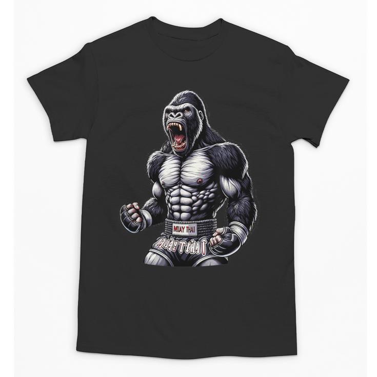 Strong Muay Thai Gorilla Thai Boxing And Fighting Unisex T-Shirt