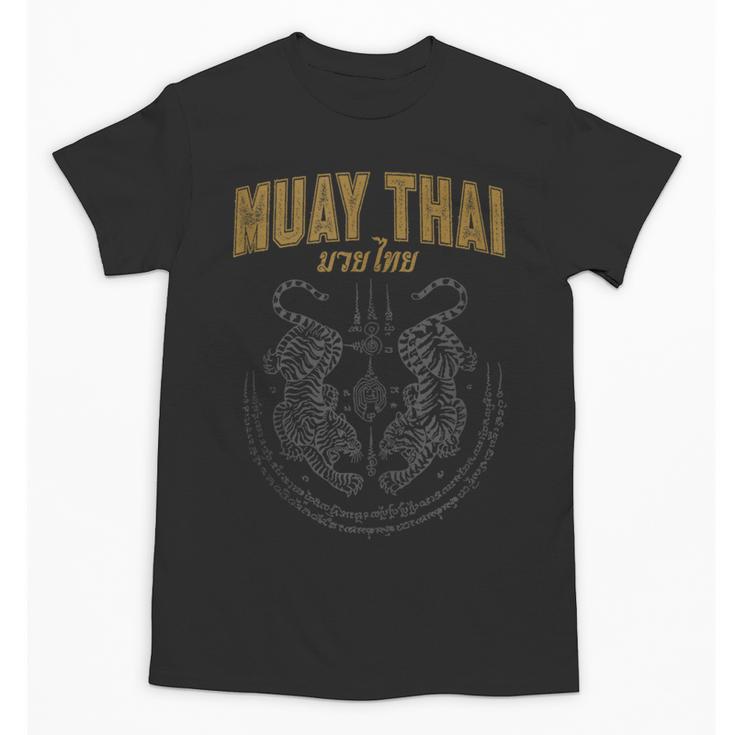Twin Tiger Sak Yant Muay Thai Tank Top Unisex T-Shirt