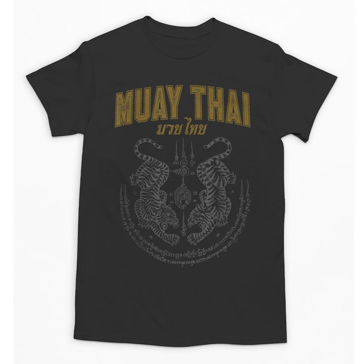 Twin Tiger Sak Yant Muay Thai Unisex T-Shirt