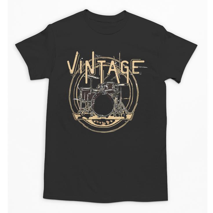Vintage Drum Kit Unisex T-Shirt