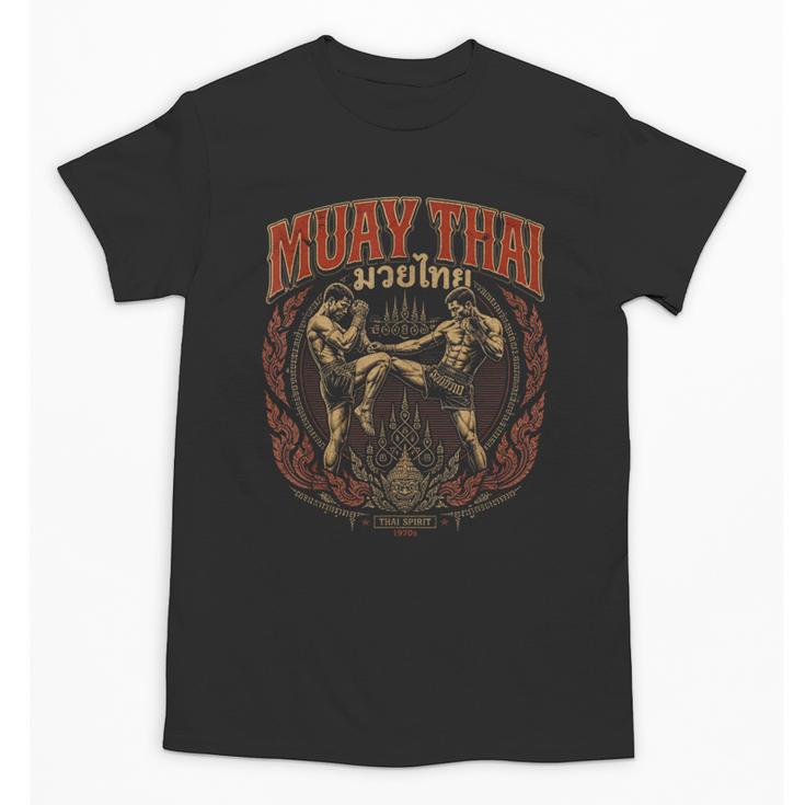 Vintage Muay Thai Bangkok Thailand Thai Boxing Art Unisex T-Shirt