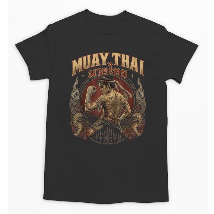 Vintage Muay Thai Flag Thailand Thai Boxing Fighter Unisex T-Shirt