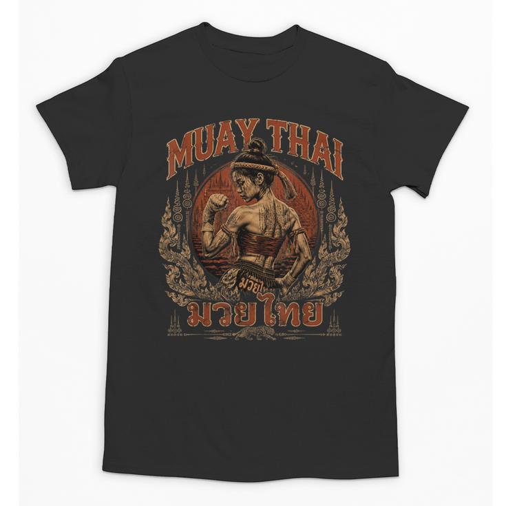 Weathered Muay Thai Fighter Thai Boxing Warrior Art Unisex T-Shirt