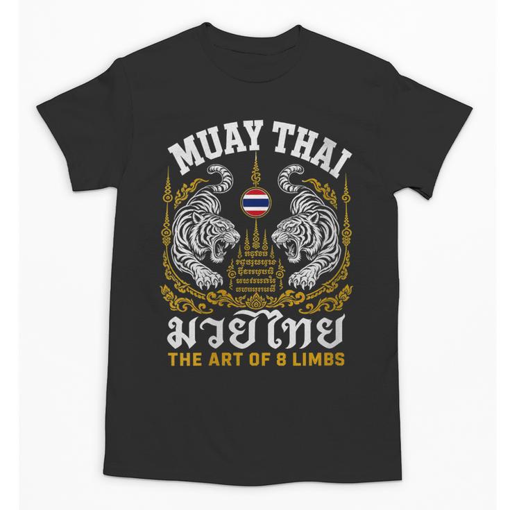 Women's Muay Thai The Art Of 8 Limbs Martial Arts Tigers Unisex T-Shirt