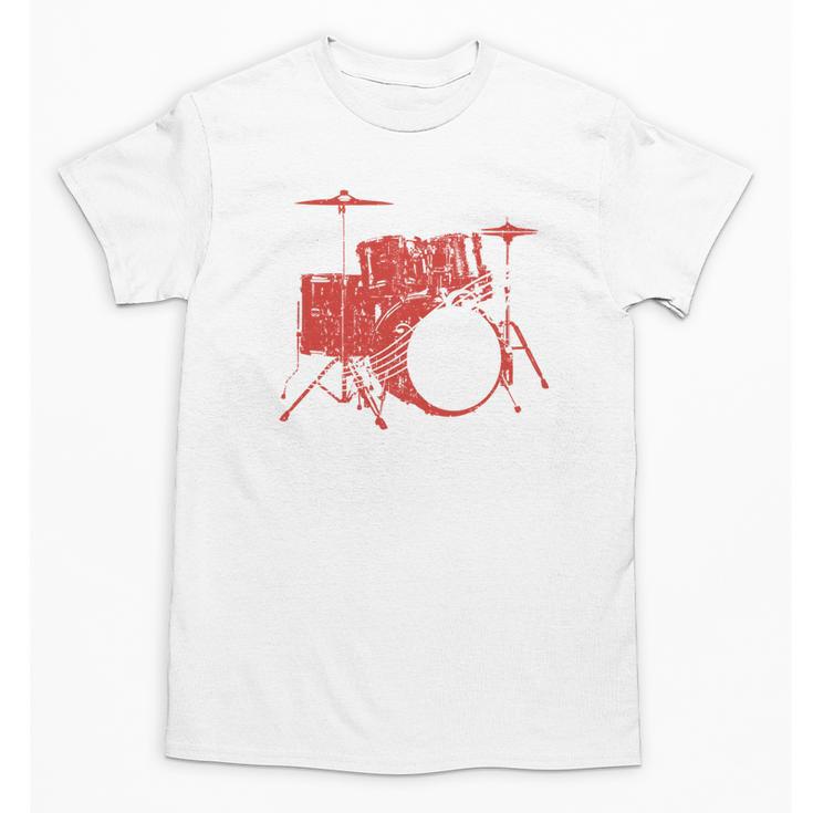 Drum Kit Drummer Band Musical Instrument Rock Music Unisex T-Shirt