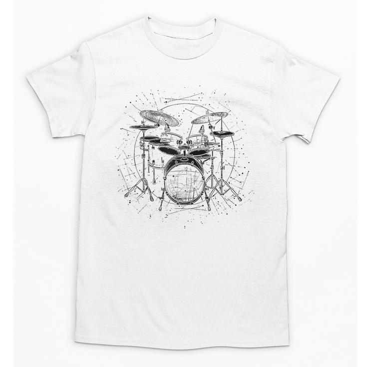 Drum Kit Raglan Baseball Tee Unisex T-Shirt