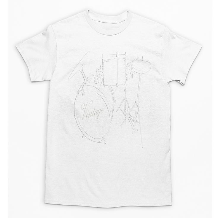 Drum Kit Vintage Drum Set Drummer Unisex T-Shirt