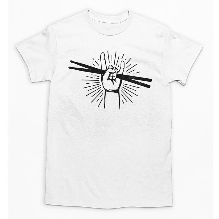 Drummer Drum Kit Rock & Roll Music Drummer Unisex T-Shirt