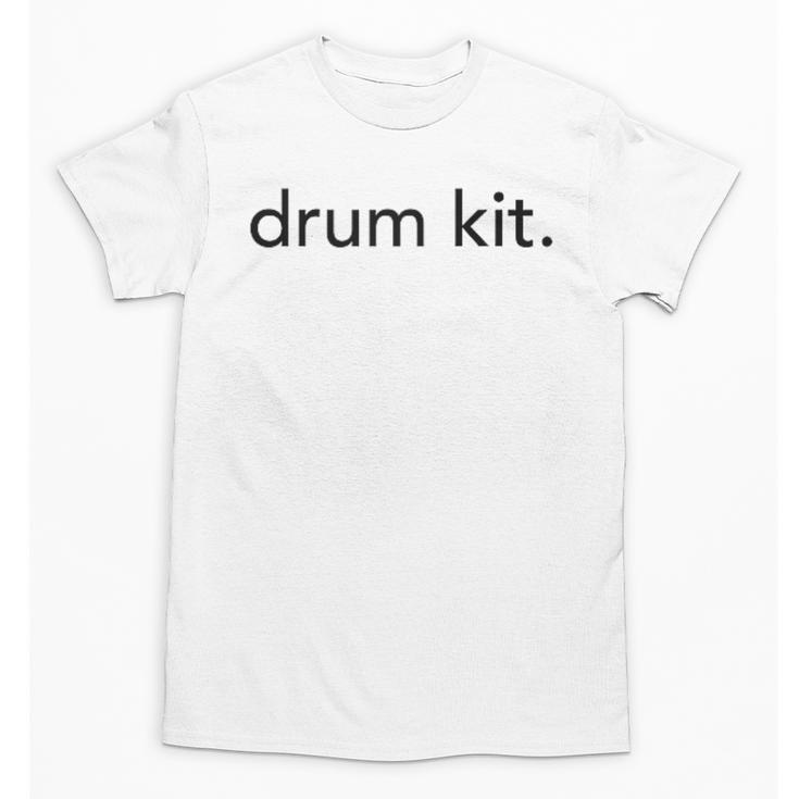 Minimalistic Drum Kit Minimal Raglan Baseball Tee Unisex T-Shirt