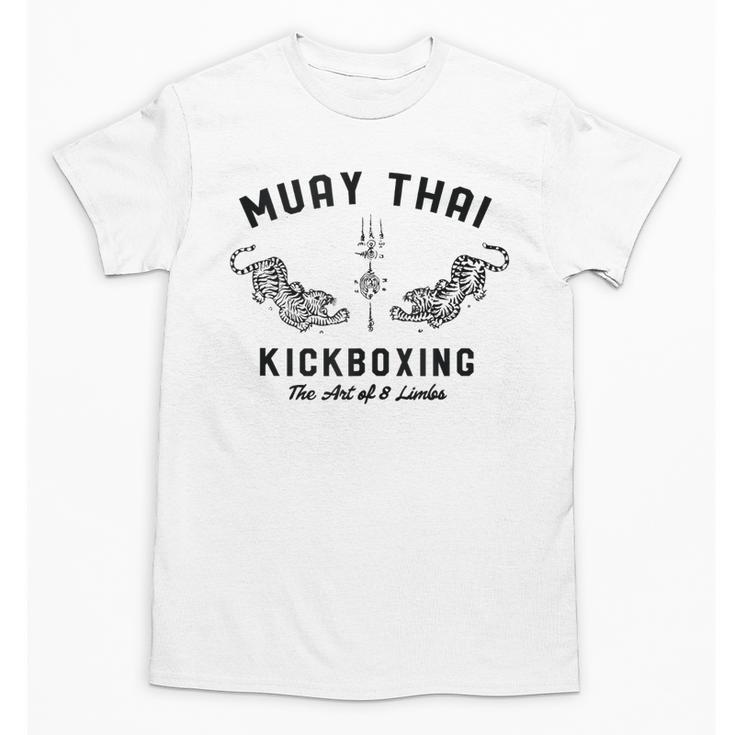 Muay Thai Twin Tigers MMA Warrior Fight Unisex T-Shirt