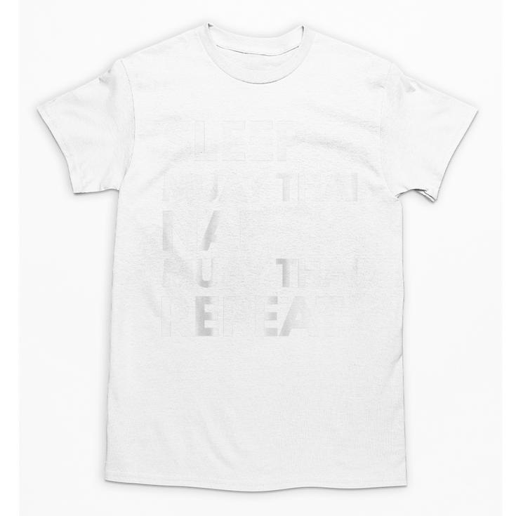 Sleep Nap Muay Thai Repeat Lover Martial Arts Raglan Baseball Tee Unisex T-Shirt