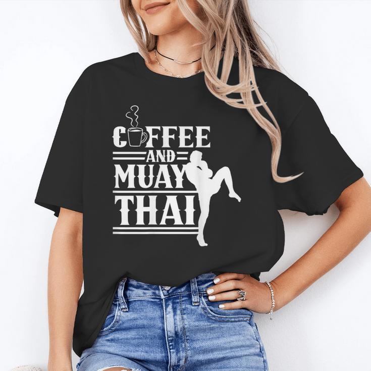 Coffee And Muay Thai Martial Arts Boxing Hobby Fighter Unisex T-Shirt