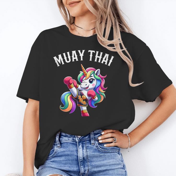 Cute Muay Thai Unicorn Unisex T-Shirt