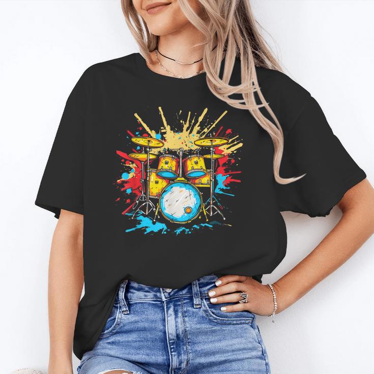 Drum Kit Steamwave Music Band Unisex T-Shirt Drum Kit Steamwave Music Band Unisex T-Shirt