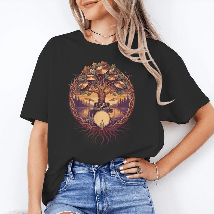 Drummer Drum Kit Musician Percussion Player Unisex T-Shirt Drummer Drum Kit Musician Percussion Player Unisex T-Shirt