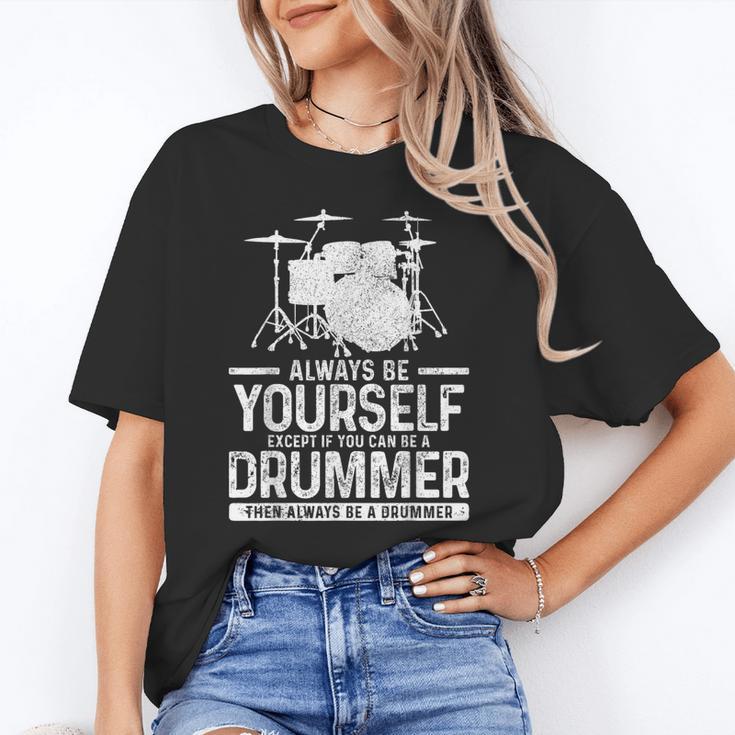 Drummer Drum Kit Saying Drummer Unisex T-Shirt Drummer Drum Kit Saying Drummer Unisex T-Shirt
