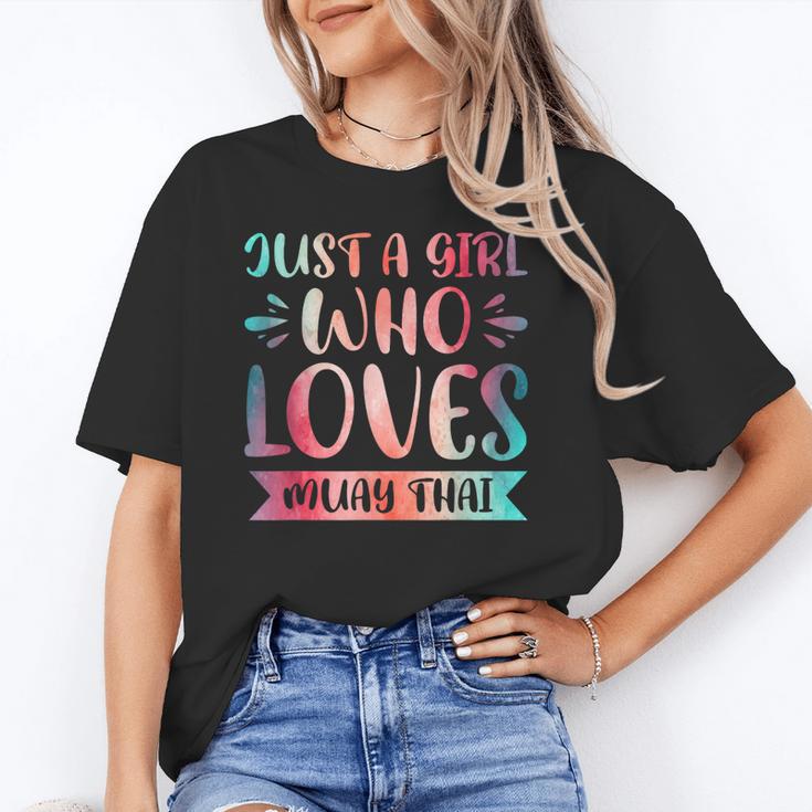 Just a Girl Who Loves Muay Thai Unisex T-Shirt