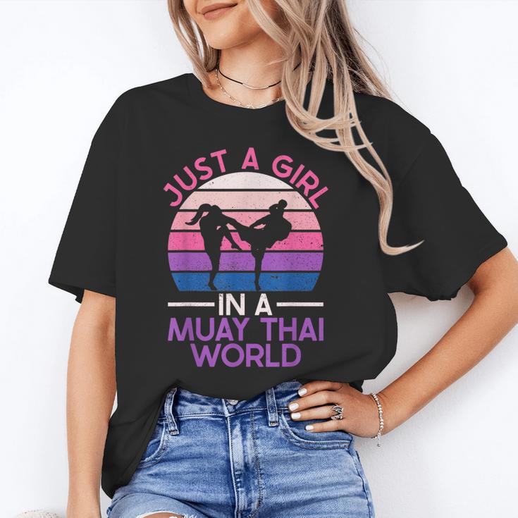 Just A Girl In A Muay Thai World Muay Thai Boxing Unisex T-Shirt Just A Girl In A Muay Thai World Muay Thai Boxing Unisex T-Shirt