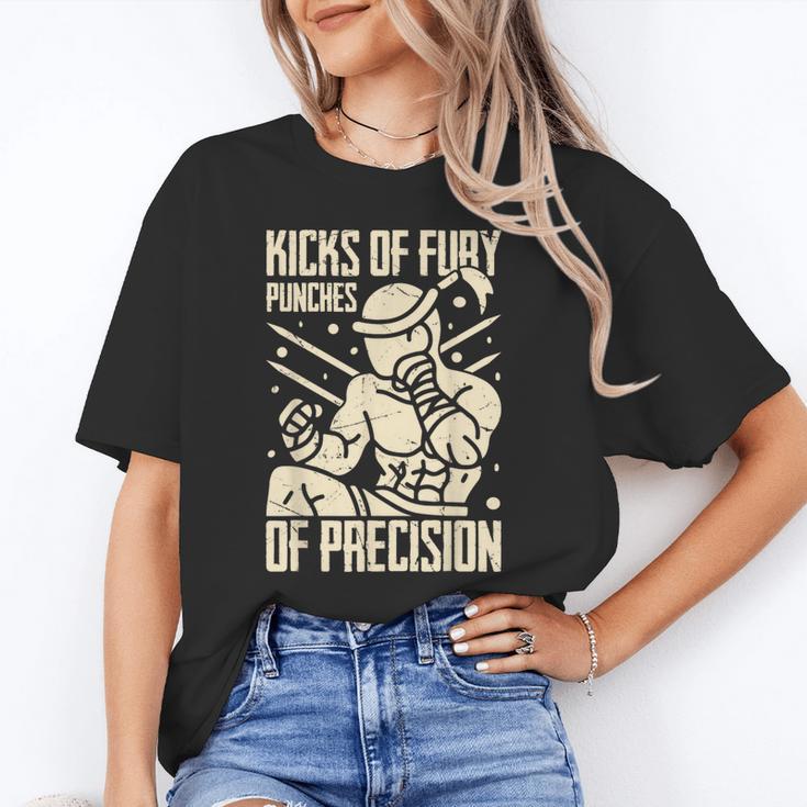 Kicks Of Fury Punches Of Precision Muay Thai Unisex T-Shirt Kicks Of Fury Punches Of Precision Muay Thai Unisex T-Shirt