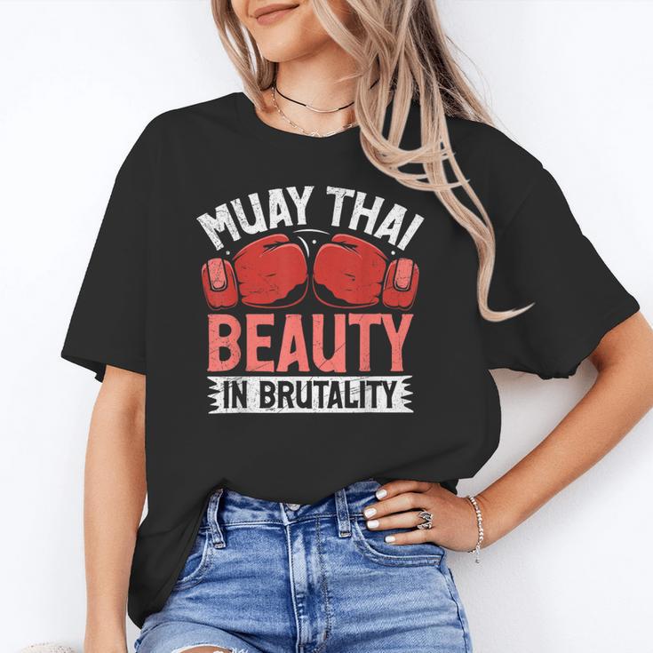 Muay Thai Beauty In Brutality Muay Thai Unisex T-Shirt Muay Thai Beauty In Brutality Muay Thai Unisex T-Shirt