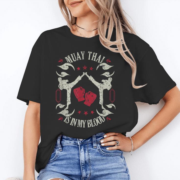 Muay Thai Is In My Blood Traditional Fighters Thai Boxing Unisex T-Shirt Muay Thai Is In My Blood Traditional Fighters Thai Boxing Unisex T-Shirt
